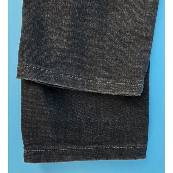 2 Pairs Democracy Jeans Womens 8 Skinny Black Gray Ab Tech Hemmed Stretch Denim - Picture 6 of 8